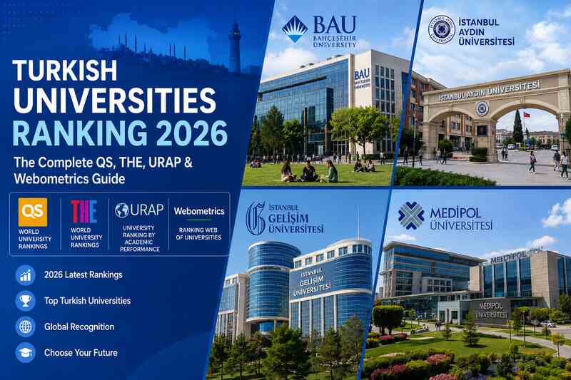 Turkish Universities Ranking 2026: The Complete QS, THE, URAP & Webometrics Guide