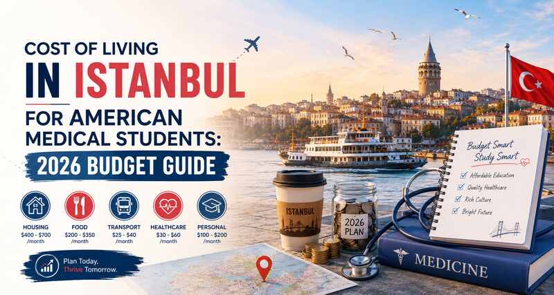 cost of living in Istanbul for American medical students