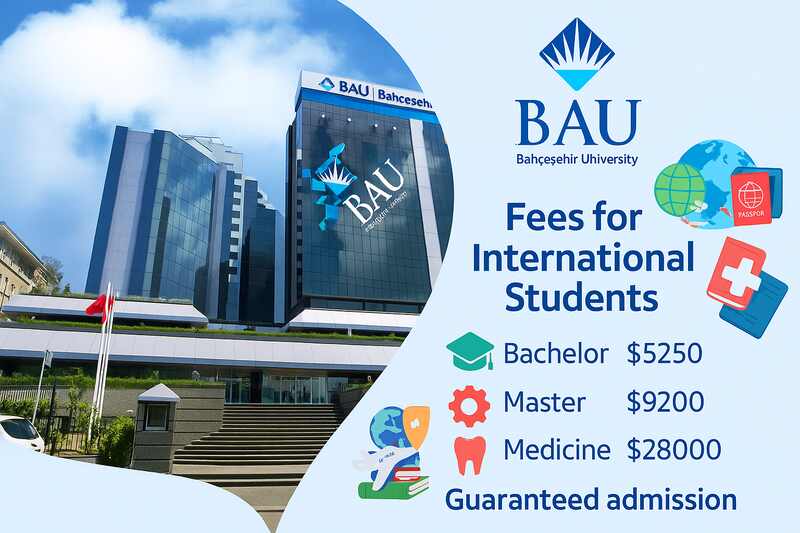 Bahcesehir University Fees 2025 -2026 - Tuition costs & Prices - رسوم جامعة بهتشه شهير التركية - اسعار التخصصات
